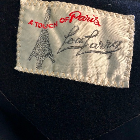 Vintage Lou Larry A touch of Paris Wool 1940’s Authentic Jacket Excellent Find - Picture 5 of 12